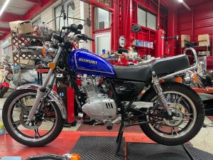 ＧＮ１２５Ｈ　ブルー　青