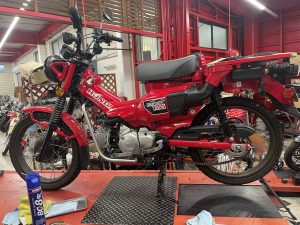 スズキ　ＧＮ１２５Ｈ　オイル交換