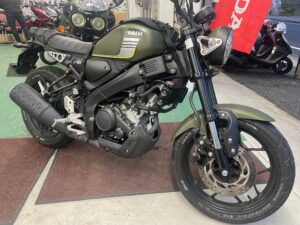 ヤマハ　ＸＳＲ１５５グリーン（明石市）より　ご予約来店です。１２ヵ月点検ご依頼頂きました。。